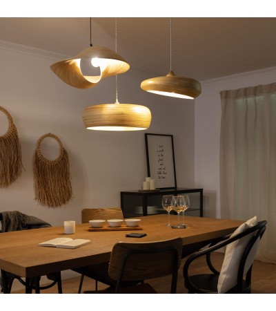 Abat-jour Bambou Suspension Shuka Sari Big ILUZZIA - 89847 - vue 4
