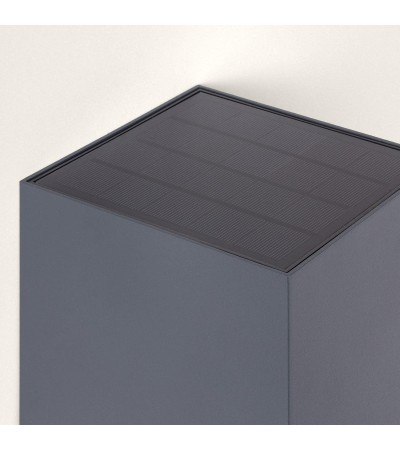 Applique murale extérieure solaire LED en aluminium Denny - 114113 - vue 3