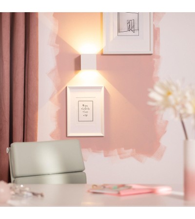 Applique Murale LED Extérieure Aluminium Eros 6W Éclairage Double Face Blanche - 6230 - vue 4