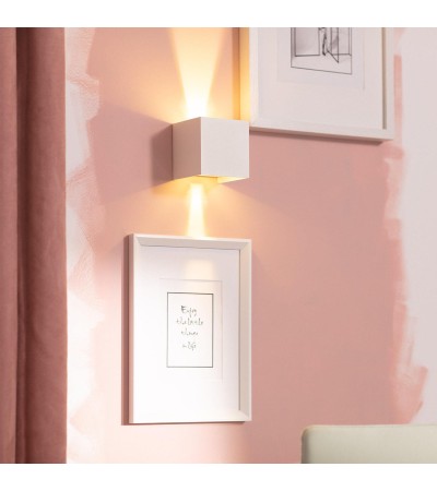 Applique Murale LED Extérieure Aluminium Eros 6W Éclairage Double Face Blanche - 6230 - vue 5