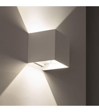 Applique Murale LED Extérieure Aluminium Eros 6W Éclairage Double Face Blanche - 6230 - vue 7