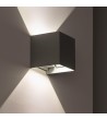 Applique Murale LED Extérieure Aluminium Eros 6W Eclairage Double Face Grise - 6232 - vue 2