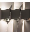 Applique Murale LED Extérieure Aluminium Eros 6W Eclairage Double Face Grise - 6232 - vue 6