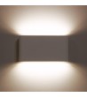 Applique Murale Extérieure LED 12W Aluminium Éclairage Double Face Rectangulaire Blanc Luming - 88169 - vue 10