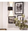Applique Murale LED Extérieure Aluminium 6W Éclairage Double Face Eros Noire - 6231 - vue 7
