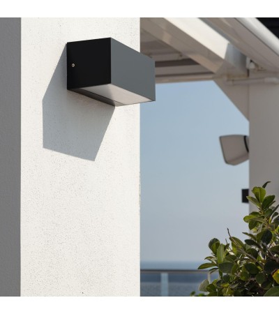 Applique Murale LED Extérieure Aluminium Gropius 18W Éclairage Double Face CCT Sélectionnable