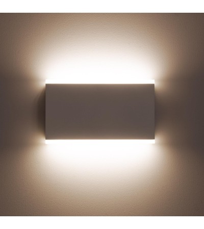 Applique Murale LED Extérieure Hera 10W Eclairage Double Face Rectangulaire Blanche - 88129 - vue 9