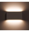 Applique Murale Extérieure LED 10W Aluminium Éclairage Double Face Rectangulaire Blanc Luming II - 88101 - vue 9