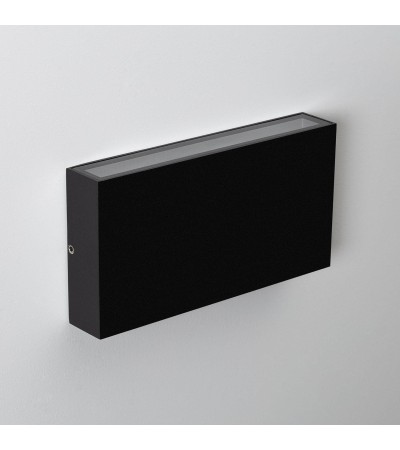 Applique Murale Extérieure LED 10W Éclairage Double Face Rectangulaire Noir Luming II - 88108 - vue 9