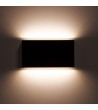 Applique Murale Extérieure LED 10W Éclairage Double Face Rectangulaire Noir Luming II - 88108 - vue 10