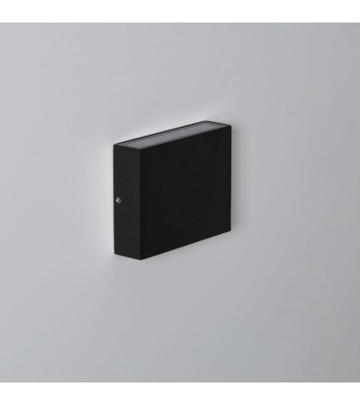 Applique Murale LED Extérieure Kaysa 6W Eclairage Double Face Carrée Noire - 88062 - vue 7
