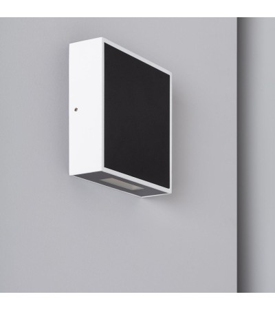 Applique Murale LED Extérieure Aluminium Roma 6W Noire - 6239 - vue 1