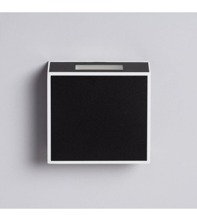 Applique Murale LED Extérieure Aluminium Roma 6W Noire - 6239 - vue 5