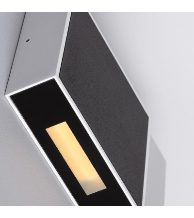 Applique Murale LED Extérieure Aluminium Roma 6W Noire - 6239 - vue 6