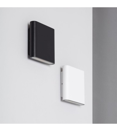 Applique Murale LED Extérieure Aluminium Vesta 12W Eclairage Double Face Blanche
