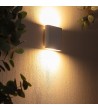 Applique Murale LED Extérieure Aluminium Vesta 12W Eclairage Double Face Blanche - 6240 - vue 6