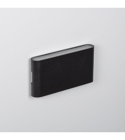 Applique Murale LED Extérieure Aluminium Vesta 12W Éclairage Double Face Noire - 6241 - vue 3