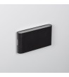 Applique Murale LED Extérieure Aluminium Vesta 12W Éclairage Double Face Noire - 6241 - vue 3