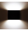 Applique Murale LED Extérieure Luming 6W Éclairage Double Face Carrée Noire - 88160 - vue 9