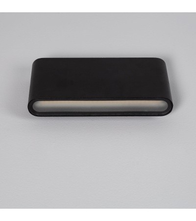 Applique Murale LED Extérieure Aluminium Vesta 12W Éclairage Double Face Noire - 6241 - vue 6