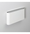 Applique Murale Extérieure LED 12W Aluminium Éclairage Double Face Rectangulaire Blanc Luming - 88169 - vue 1