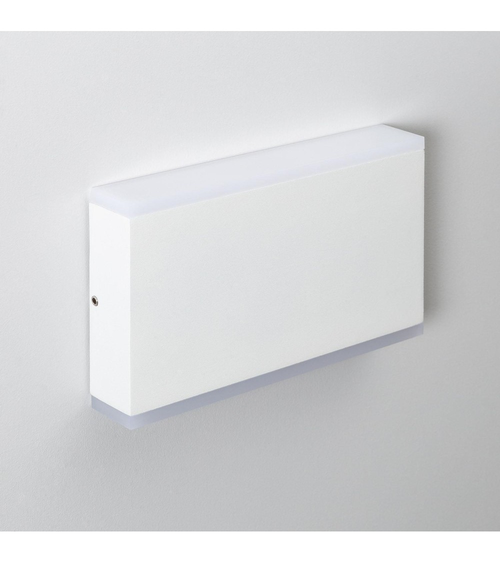Applique Murale LED Extérieure Hera 10W Eclairage Double Face Rectangulaire Blanche - 88129 - vue 1