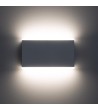 Applique Murale LED Extérieure Hera 10W Eclairage Double Face Rectangulaire Blanche - 88129 - vue 4