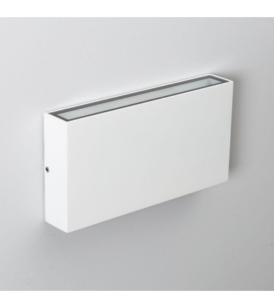Applique Murale Extérieure LED 10W Aluminium Éclairage Double Face Rectangulaire Blanc Luming II - 88101 - vue 3