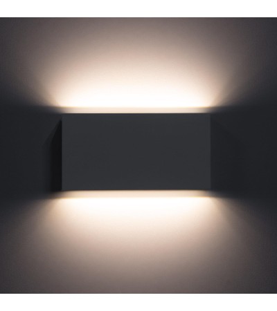Applique Murale Extérieure LED 10W Aluminium Éclairage Double Face Rectangulaire Blanc Luming II - 88101 - vue 4