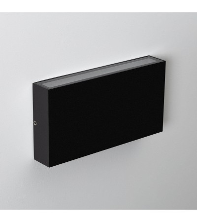 Applique Murale Extérieure LED 10W Éclairage Double Face Rectangulaire Noir Luming II