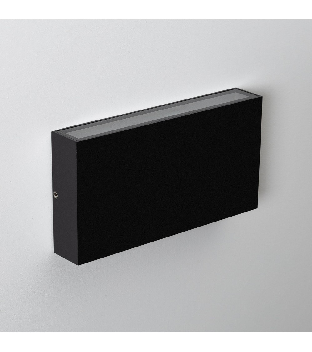 Applique Murale Extérieure LED 10W Éclairage Double Face Rectangulaire Noir Luming II - 88108 - vue 1