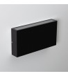 Applique Murale Extérieure LED 10W Éclairage Double Face Rectangulaire Noir Luming II - 88108 - vue 1