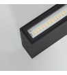Applique Murale Extérieure LED 10W Éclairage Double Face Rectangulaire Noir Luming II - 88108 - vue 5