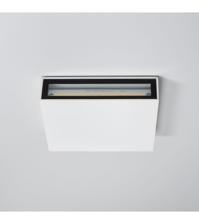 Applique Murale LED Extérieure Luming II 6W Éclairage Double Face Carrée Blanche - 88031 - vue 6