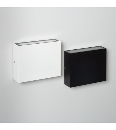 Applique Murale LED Extérieure Luming II 6W Éclairage Double Face Carrée Blanche - 88031 - vue 8