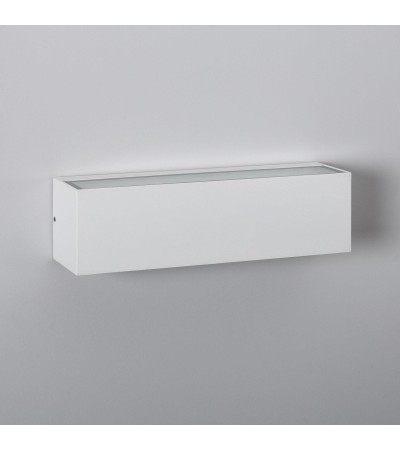 Applique Murale Extérieure LED 10W Aluminium Éclairage Double Face Rectangulaire Blanc Lena - 87915 - vue 3