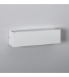 Applique Murale Extérieure LED 10W Aluminium Éclairage Double Face Rectangulaire Blanc Lena - 87915 - vue 3