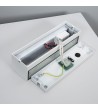 Applique Murale Extérieure LED 10W Aluminium Éclairage Double Face Rectangulaire Blanc Lena - 87915 - vue 6