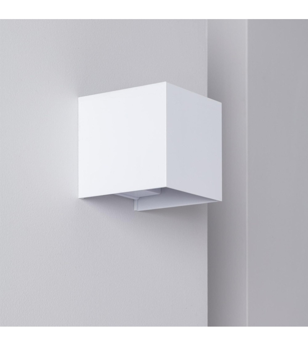 Applique Murale LED Extérieure New Eros 6W Eclairage Double Face Blanche - 86197 - vue 1
