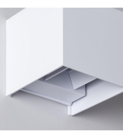 Applique Murale LED Extérieure New Eros 6W Eclairage Double Face Blanche - 86197 - vue 7
