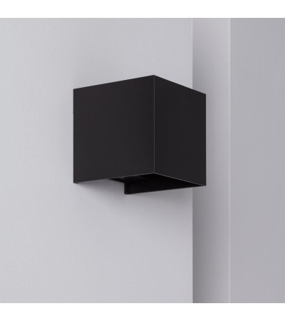 Applique Murale LED Extérieure New Eros 6W Eclairage Double Face Noire