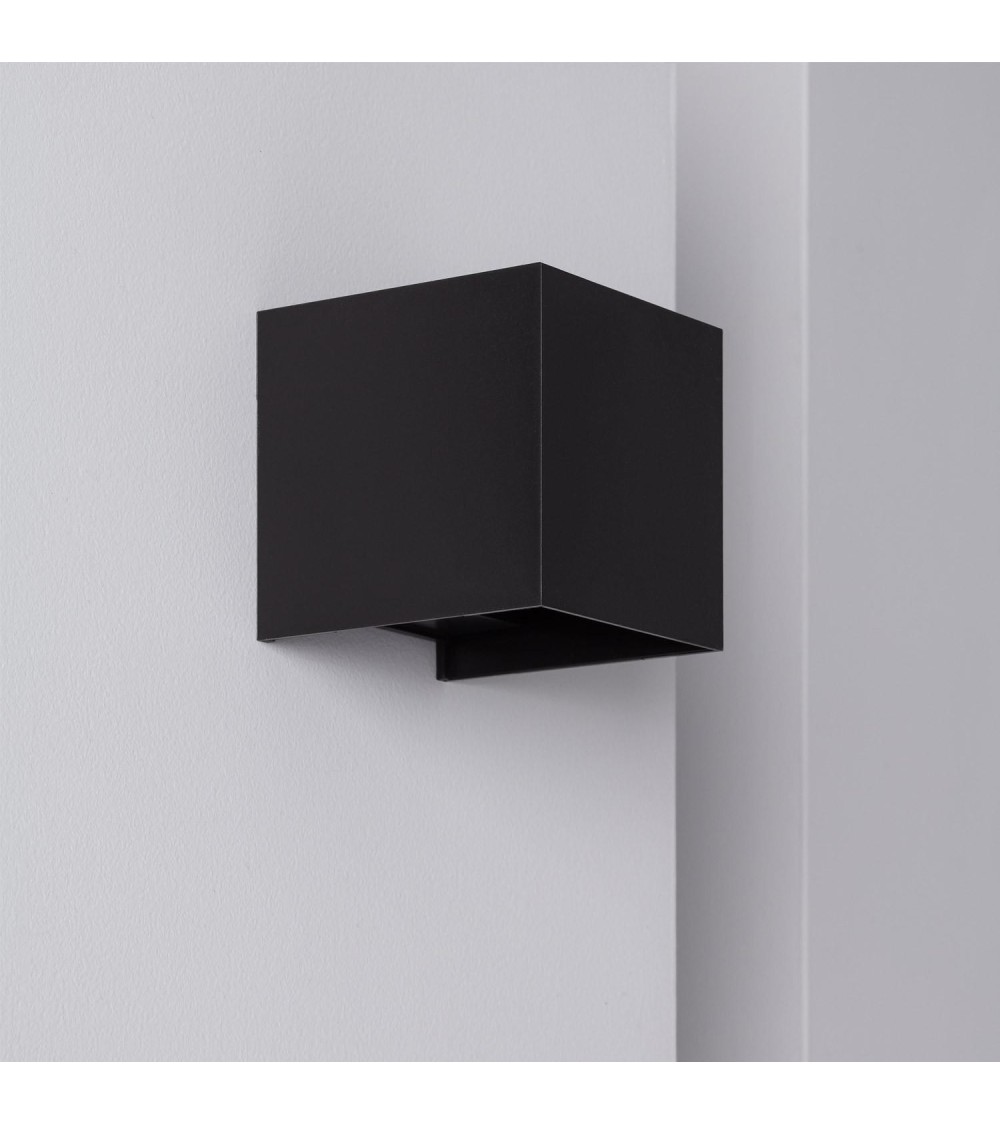 Applique Murale LED Extérieure New Eros 6W Eclairage Double Face Noire - 86203 - vue 1