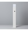 Balise Extérieure Augusta en Saillie sur Pied 74cm Blanche avec Détecteur de Présence PIR - 5349 - vue 9