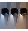Applique Murale LED Extérieure Solaire Eros en Aluminium avec Détecteur de Mouvement Radar IP65 - 70941 - vue 1