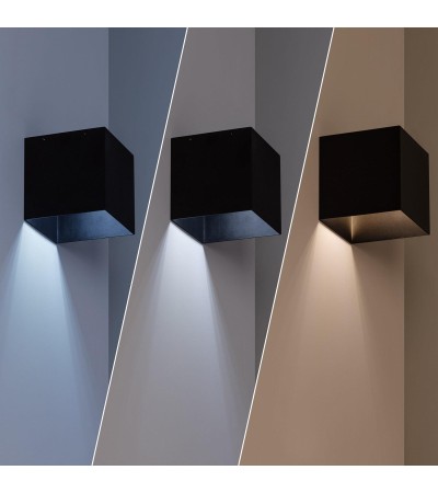 Applique Murale LED Extérieure Solaire Eros en Aluminium avec Détecteur de Mouvement Radar IP65 - 70941 - vue 3