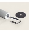 Balise Extérieure LED Dimmable 4.5W Ciment Tervin 75 cm - 113007 - vue 5