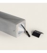 Balise Extérieure LED Dimmable 6W Ciment Lumixa 63 cm - 112916 - vue 6