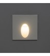 Balise Extérieure Murale LED Encastrable 3W Carrée Ellis Blanche - 87845 - vue 9