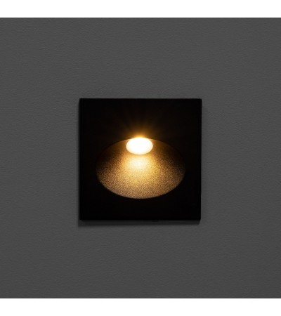 Balise Extérieure Murale LED Encastrable 3W Coney Grise - 87810 - vue 9