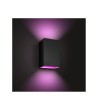 Applique Murale LED Extérieure White Color Resonate 2x8W Hue - 84847 - vue 2